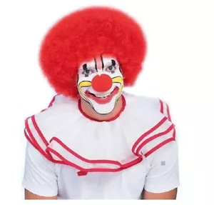 Red Afro Wig - 1960's 1970's Clown - Costume Accessory - One Size - Picture 1 of 1