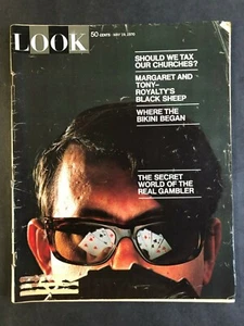 Look Magazine May 19 1970 Secret World of a Real Gambler - Picture 1 of 2