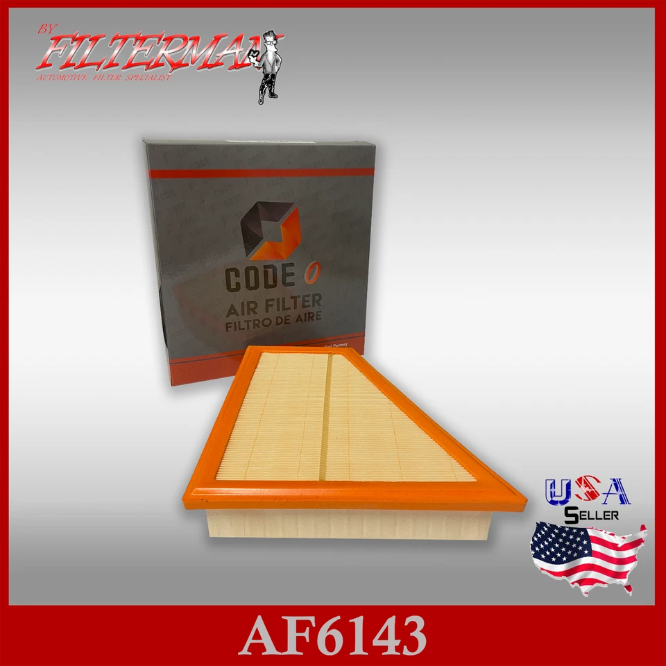Filtro de aire de motor premium AF6143 para BMW 528i 12-16 X1 12-15 2,0 L / Z4 2011 3,0 L Foto 1 de 1