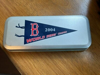 Boston Red Sox 2004 World Series Champions Game Time Watch with Box - Image 1 of 4
