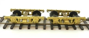 Sn3 Narrow Gauge BRASS Freight Car / Tender TRUCKS Unpainted ~ T159p - Picture 1 of 3