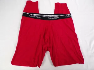Vintage Calvin Klein Herren XL Base Layer Hose Rot Thermo Nylon Spandex Hong Kong - Bild 1 von 7