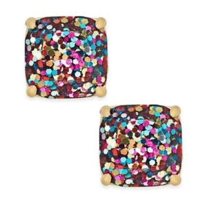 Neu mit Etikett Kate Spade quadratische Glitzer-Ohrstecker 38 $ mehrfarbig - Bild 1 von 5