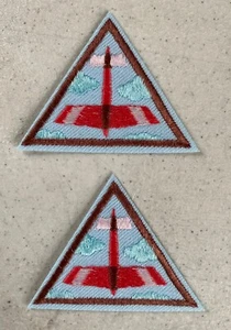 Girl Scouts Brownie  Fling Flyer Design Challenge Badge Earned Award - Picture 1 of 1