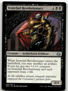 MTG Ironclad Revolutionary Aether Revolt 065/184 Regular Uncommon - Picture 1 of 1