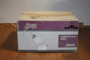 Hunter Angled Frosted Hand Blown Side Glass 2 1/4" Set of 4 26206 - Picture 1 of 3