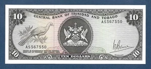 (DN) Trinidad & Tobago $10 Dollars 1964 (1977) P-32a UNC - Picture 1 of 2