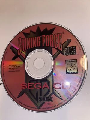 Shining Force CD (Sega CD, 1994) authentic game only Tested Working - Image 1 of 3