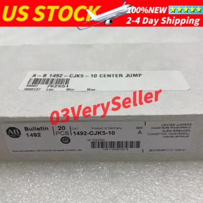 Allen Bradley 1492-CJK5-10 Center Jumpers New Sealed Fast Ship - Image 1 of 3