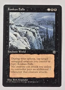 KOSKUN FALLS Homelands Regolare Nuovo con etichette MTG Magic The Gathering Spedizione VELOCE - Foto 1 di 10