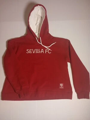 Sudadera con Capucha Roja Sevilla FC Fútbol Equipo Club Mercancía Mujer Pequeña  Foto 1 de 4