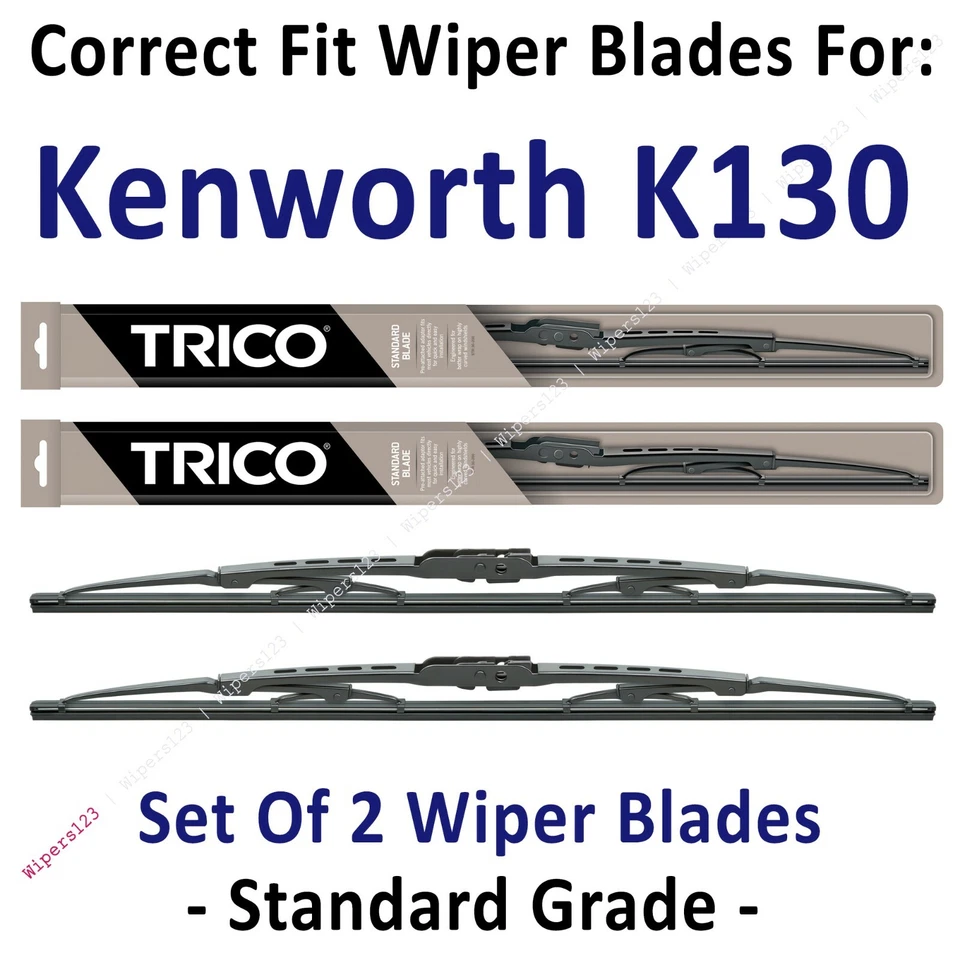 Lâminas de limpador pacote com 2 padrão - ajuste 1987-1993 Kenworth K130 - 30190x2 - Imagem 1 de 1