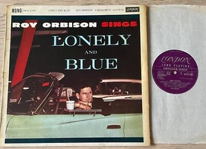 ROY ORBISON LONELY & BLUE LP LONDON (1961) 1ST ISSUE VG MONO POP ENGLAND - Picture 1 of 4