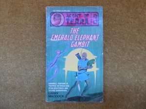 Agent Of Terra #3 Emerald Elephant Gambit Larry Maddock Vintage Sci Fi Ace 1967 - Picture 1 of 5