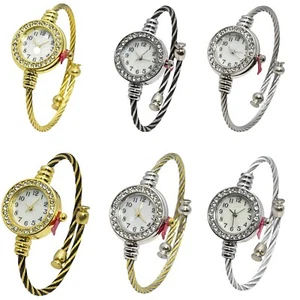 Reloj brazalete alambre bisel estrás caja 24 mm Blekon Collections para mujer - Imagen 1 de 31