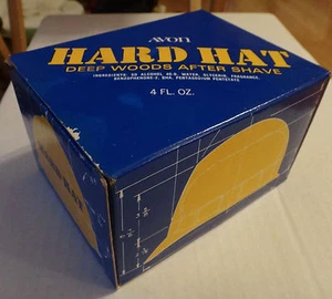 Avon Hard Hat Deep Woods After Shave 4oz Construction Worker Handyman New in Box - Picture 1 of 4