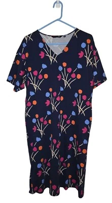 Marimekko X Uniqlo Womens Multicolor Floral Dress - Size S - Image 1 of 4