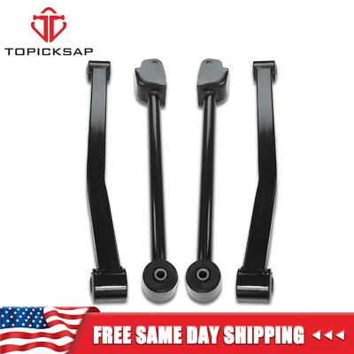 Kit de brazos de control inferiores superiores delanteros para Jeep Wrangler JK 2007 2008-2017 Foto 1 de 4