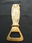 Owl Shape Vintage Finish Handmade Brass Bottle Opener Unique Bar Accessories