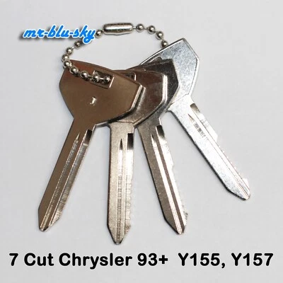 YALE LOCK 7 Cut Chrysler 93+ Y155, Y157 Space and Depth Keys ~ DSD#258, CX60