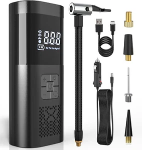 Car Tire Inflator Pump Air Compressor Digital Electric Auto Portable 150PSI 12V  - Picture 1 of 28