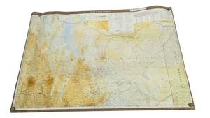 Kenya Route Map Poster Double Sided Ministry Of Defense First Edition 24x35 - Picture 1 of 18