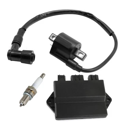 2004 - 2008 For Yamaha Raptor 50 YFM50 YFM50R Ignition Coil CDI With Spark Plug - Image 1 of 4