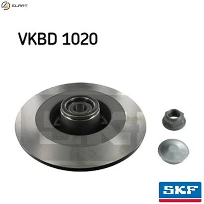 2x BRAKE DISC VKBD 1020 FOR RENAULT K9K 846 1.5L M9R816/828/820/845/754 2.0L - Image 1 of 4