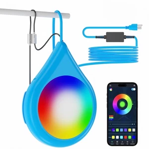 VINGLI LED Pool Lights with 26ft Cord and APP Control,20W IP68 Waterproof - Picture 1 of 8