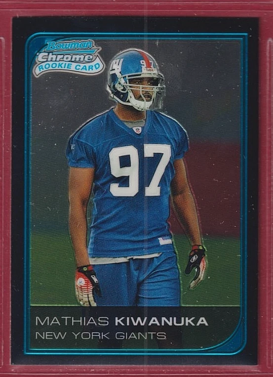 2006 Bowman Chrome #250 Mathias Kiwanuka Rookie - New York Giants - 701🔥🏈🔥 - Image 1 of 1
