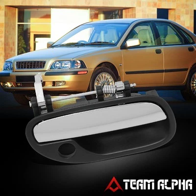 Fits 2000-2003 Volvo S40/V40 Front Right Side Exterior Door Pull Handle Chrome - Image 1 of 4