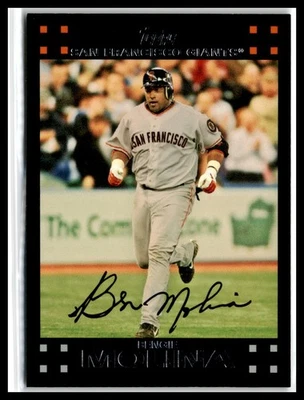 Bengie Molina 2007 Topps Red Back #342 San Francisco Giants - Image 1 of 2