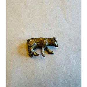 Toro de vaca miniatura de hierro fundido de colección - Imagen 1 de 5