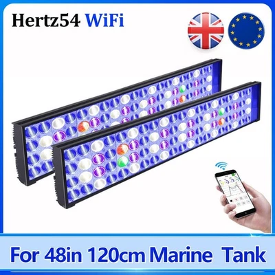 DSunY Éclairage d'aquarium marin récif lumières d'aquarium LED pour aquarium corail 48'' - Photo 1/4