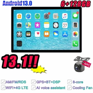 13.1''Android 13 CORE 6+128GB Car stereo Headunit DSP Carplay 2K QLED GPS - Picture 1 of 21