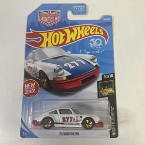Hot Wheels Nightburnerz 10/10 ‘71 Porsche 911 White Urban Outlaw Magnus Walker - Picture 1 of 9