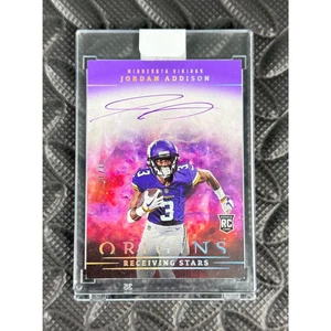 Jordan Addison 2023 Panini Origins Receving Stars On-Card Auto FOTL 01/17 SSP - Picture 1 of 3