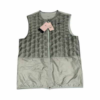 Size Medium Nike Mens Golf Therma Fit Repel Full Zip Vest DX6078-346 Jade Ice - Image 1 of 4