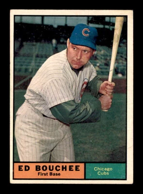 1961 Topps #196 Ed Bouchee  EX/EX+ X2850352 - Image 1 of 3