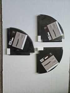 Corner Shelf 10' Espresso Finish 10W x 10L x .63H, Set Of 3 New Sealed - Picture 1 of 8