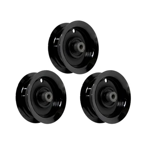 Jeremywell 3 Pack 106-2175 Flat Idler Pulley Fits Exmark Lawn Boy Toro-USED - Picture 1 of 7