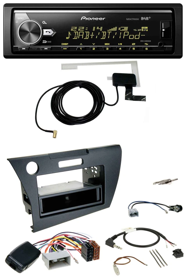 Pioneer Bluetooth DAB USB Lenkrad Autoradio für Honda CR-Z 2010-2013 - Bild 1 von 4