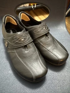 Abeo Aster Leather Comfort Shoes, Womens Size 9.5, Black, Career, Work, Walking - Picture 1 of 12