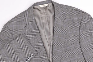 SamuelSohn Greenwich Plaid Silk/Wool Blazer Jacket 42 R - Picture 1 of 13