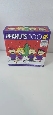 Peanuts Charlie Brown Jigsaw Puzzle Snoopy Christmas Choir 100 Piece 1661-11 New - Image 1 of 3