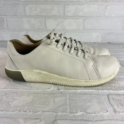 Keen KNX Leather Sneakers Womens 11 White Minimalist No Tie Lace Casual Neutral - Image 1 of 4