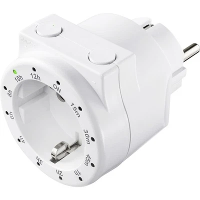 Sygonix SY-4499402 Schaltuhr digital  Tagesprogramm  3500 W  START/STOPP-Funk... - Bild 1 von 4