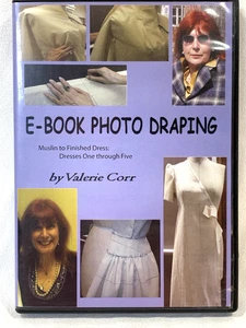 Draping by Valerie Corr DVD E-book Photo LEARN TO DRAPE Your own Designs - Picture 1 of 3