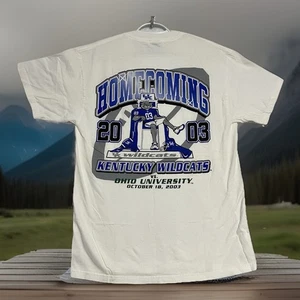 Kentucky Wildcats HOMECOMING 2003 Ohio University Football Shirt Mens Sz MEDIUM - Picture 1 of 16