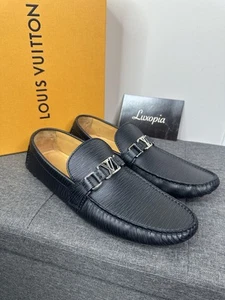 Louis Vuitton LV Loafers Authentic Size 9LV Fits 10 US Men’s Slip On Shoes - Picture 1 of 9